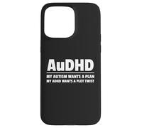 Custodia per iPhone 15 Pro Max AuDHD Autismo ADHD Menti neurodivergenti