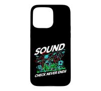 Custodia per iPhone 15 Pro Max Audio Engineer Sound Check Never Ends Live Crew Graphic