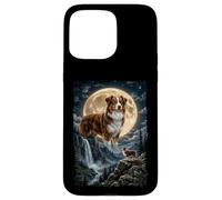 Custodia per iPhone 15 Pro Max Aussi con luna - Pastore Australiano
