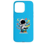 Custodia per iPhone 15 Pro Max Autism Is My Super Power, Carino Astronauta Puzzle Piece