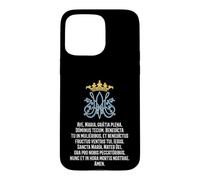 Custodia per iPhone 15 Pro Max Ave Maria Preghiera Messa Latina Ave Maria Piena Di Grazia