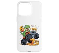 Custodia per iPhone 15 Pro Max Avevo sei anni ora sono sette dinosauri 67 Meme 7th Birthday Boys