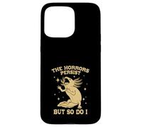 Custodia per iPhone 15 Pro Max Axolotl Divertente The Horrors Persist But So Do I