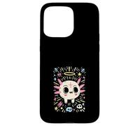 Custodia per iPhone 15 Pro Max Axolotl Teschio Kawaii Arte Gotica Pastello