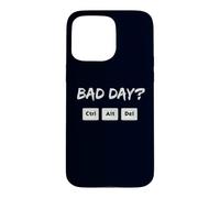Custodia per iPhone 15 Pro Max Bad Day? Ctrl Alt Del Riavvia il tuo sistema Umorismo sarcastico
