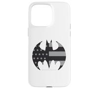 Custodia per iPhone 15 Pro Max Bandiera Batman Emblema US Union Gotham Night Icon tema
