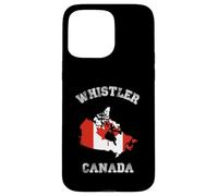 Custodia per iPhone 15 Pro Max Bandiera del Canada Distressed Whistler Pride