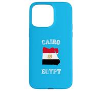 Custodia per iPhone 15 Pro Max Bandiera dell'Egitto Distressed Cairo Pride