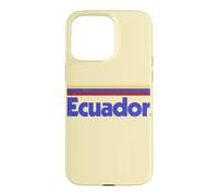 Custodia per iPhone 15 Pro Max Bandiera Ecuador retrò giallo ecuadoriano