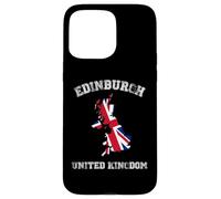 Custodia per iPhone 15 Pro Max Bandiera vintage del Regno Unito di Edimburgo