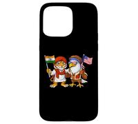 Custodia per iPhone 15 Pro Max Bandiere India USA Radici indiane americane Patrimonio