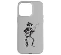 Custodia per iPhone 15 Pro Max Banjo Dancing Skeleton Bluegrass Music Festival
