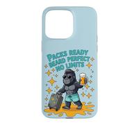 Custodia per iPhone 15 Pro Max Barba pronta all'uso, perfetta per Gorilla Men Trip Summer, No Limts