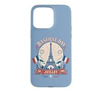 Custodia per iPhone 15 Pro Max Bastille Day 14 Juillet 1789 Celebrazione francese