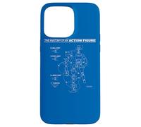 Custodia per iPhone 15 Pro Max Batman Action Figure Anatomy