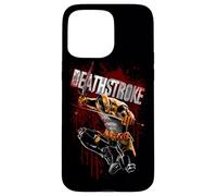 Custodia per iPhone 15 Pro Max Batman Deathstroke Blood Splattered