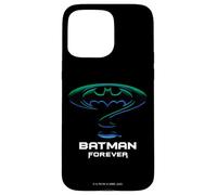 Custodia per iPhone 15 Pro Max Batman Forever Logo with Title