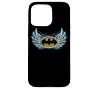 Custodia per iPhone 15 Pro Max Batman Steel Wings Logo