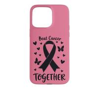 Custodia per iPhone 15 Pro Max Battere il cancro insieme Cancro Sostenere la consapevolezza
