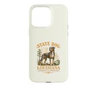 Custodia per iPhone 15 Pro Max Bayou Dog, bellezza screziata della Louisiana