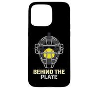 Custodia per iPhone 15 Pro Max Behind The Plate Softball Catcher Fastpitch Infield Catcher