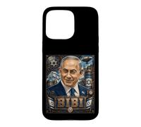 Custodia per iPhone 15 Pro Max Benjamin Netanyahu Steampunk - Dio benedica lo Stato di Israele
