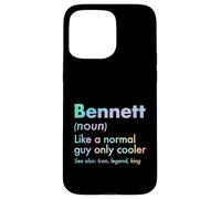 Custodia per iPhone 15 Pro Max Bennett Like A Normal Guy Only Cooler Legend King Nome
