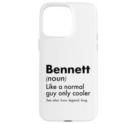 Custodia per iPhone 15 Pro Max Bennett Like A Normal Guy Only Cooler Legend King Nome