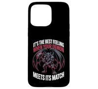 Custodia per iPhone 15 Pro Max Best Feeling When Your Demon Meets Its Match -