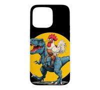 Custodia per iPhone 15 Pro Max Best Friends - Costume da pollo per gli amanti dei dinosauri