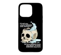 Custodia per iPhone 15 Pro Max Bevanda Di Halloween Dal Teschio Dei Tuoi Nemici