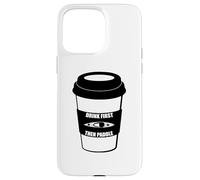 Custodia per iPhone 15 Pro Max Bevi prima il caffè e poi pagaia in kayak