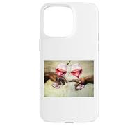 Custodia per iPhone 15 Pro Max BICCHIERI VINO CAPPELLA SISTINA DIVERTENTE RINASCIMENTALE MICHELANGELO