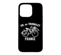 Custodia per iPhone 15 Pro Max Biking Col du Tourmalet Francia grafica