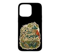 Custodia per iPhone 15 Pro Max Bird Feeder Watch Giardino Uccelli