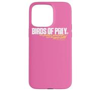 Custodia per iPhone 15 Pro Max Birds of Prey White and Yellow Horizontal Logo