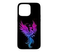 Custodia per iPhone 15 Pro Max Bisexual Phoenix Bird Bi Pride Flag Rising From Ashes