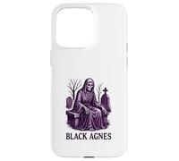 Custodia per iPhone 15 Pro Max Black Agnes, impavida eroina scozzese, motivo: leggenda medievale