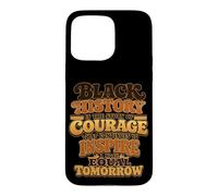 Custodia per iPhone 15 Pro Max Black History è la storia del coraggio Melanin Pride