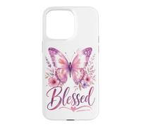 Custodia per iPhone 15 Pro Max BLESSED - Women's Christian Faith Jeremiah 17:7 Bible-Based