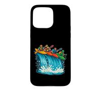 Custodia per iPhone 15 Pro Max Boater Cross Quattro Racers Cascata