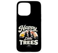 Custodia per iPhone 15 Pro Max Bob Ross Happy Little Trees