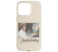 Custodia per iPhone 15 Pro Max Bob Ross Joy of Painting
