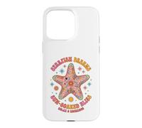 Custodia per iPhone 15 Pro Max Boho Starfish Dreams Hippie Sun Bliss Retro Groovy Beach