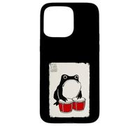 Custodia per iPhone 15 Pro Max Bongo Batteria Grumpy Frog Divertente Kawaii Giapponese