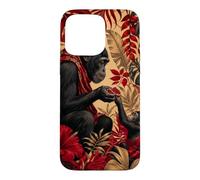 Custodia per iPhone 15 Pro Max Bonobo Condivisione Frutta Sotto Le Foglie