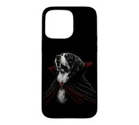 Custodia per iPhone 15 Pro Max Bovaro del Bernese Amante Halloween Spettrale Gotico Vampiro