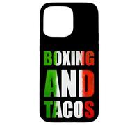 Custodia per iPhone 15 Pro Max Boxing And Tacos Latinx The Mexican Style Boxing México