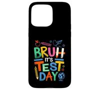 Custodia per iPhone 15 Pro Max Bruh il suo giorno di prova divertente insegnante studente torna a scuola