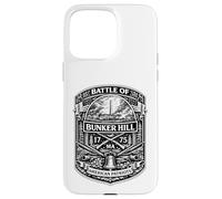 Custodia per iPhone 15 Pro Max Bunker Hill Massachusetts Rivoluzione americana Storia degli Stati Uniti